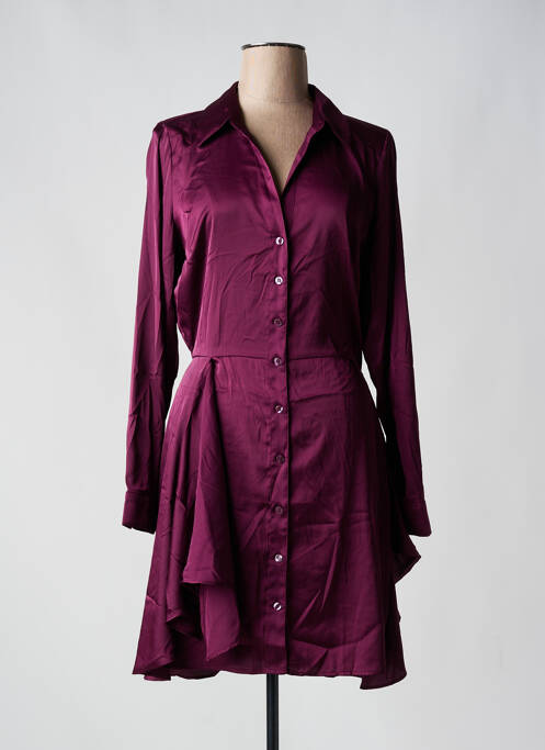 Robe mi-longue violet GUESS femme