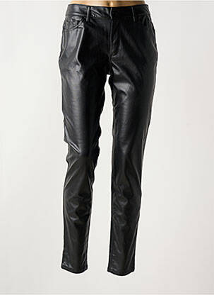 Pantalon slim taille normale taille normale noir ICHI femme