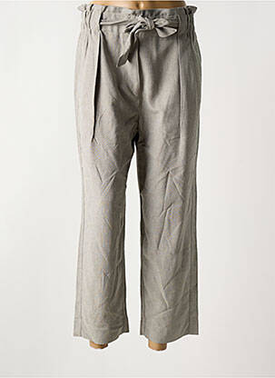 Pantalon droit taille élastique taille normale gris SESSUN femme