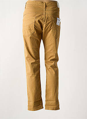 Pantalon droit stretch taille normale marron PLEASE femme