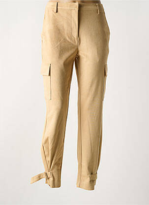 Pantalon droit stretch taille normale beige GUESS femme