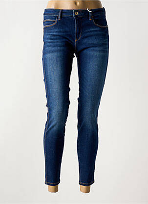 Jeans coupe slim stretch taille normale bleu GUESS femme