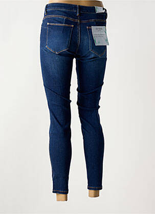 Jeans coupe slim stretch taille normale bleu GUESS femme