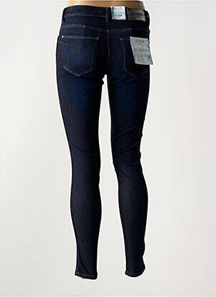 Jeans coupe slim stretch taille normale bleu GUESS femme