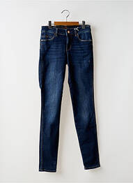 Jeans coupe slim stretch taille normale bleu GUESS femme