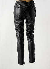 Pantalon slim noir ICHI pour femme seconde vue