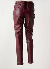 Pantalon slim violet ICHI pour femme seconde vue