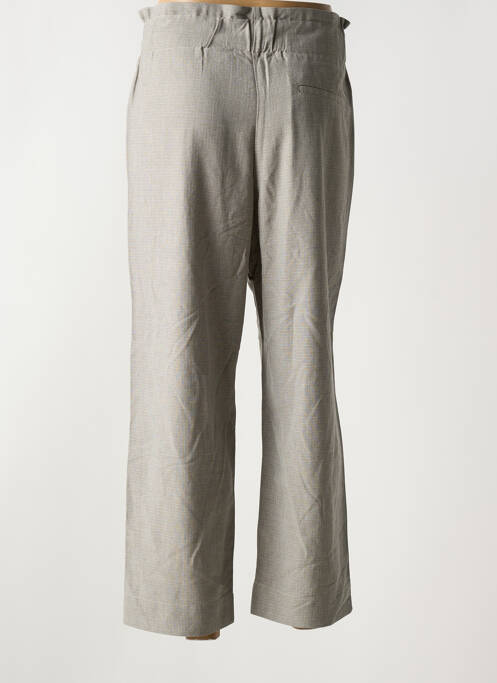 Pantalon droit taille élastique taille normale gris SESSUN femme