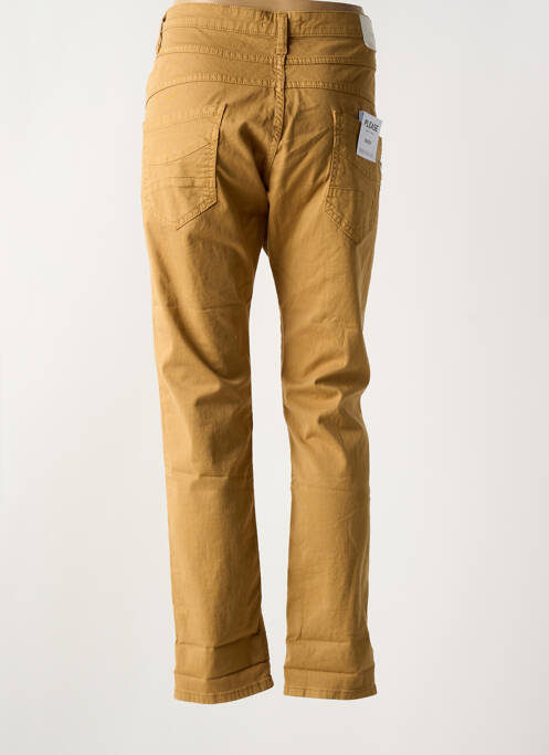 Pantalon droit stretch taille normale marron PLEASE femme