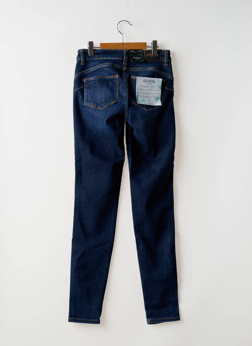 Jeans coupe slim stretch taille normale bleu GUESS femme