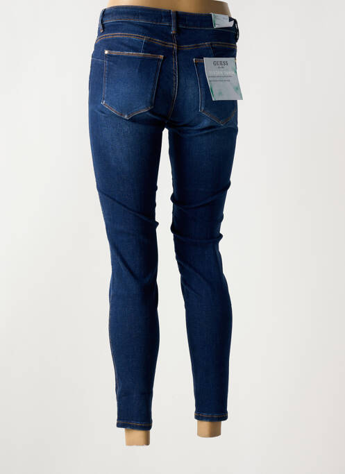 Jeans coupe slim bleu GUESS femme