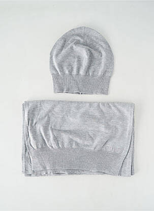 Bonnet stretch gris GUESS femme