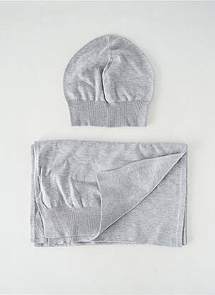 Bonnet stretch gris GUESS femme