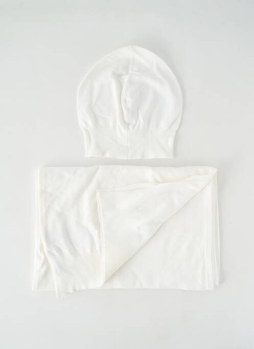 Bonnet blanc GUESS pour femme
