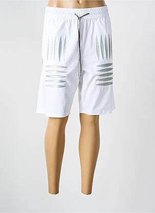Bermuda taille élastique taille normale blanc CHROMABLE homme