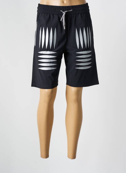 Bermuda taille élastique taille normale noir CHROMABLE homme