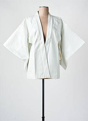 Veste kimono col v blanc CHROMABLE femme
