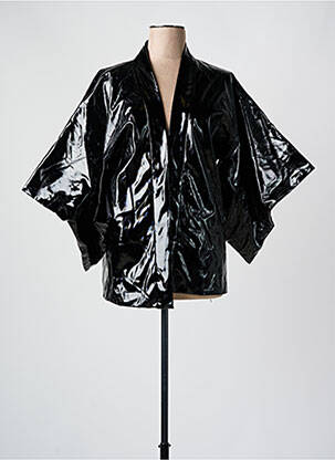 Veste kimono col v noir CHROMABLE femme