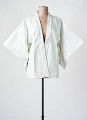 Veste kimono blanc CHROMABLE pour femme seconde vue