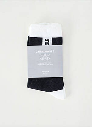 Chaussettes stretch noir CHROMABLE homme