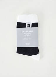 Chaussettes stretch noir CHROMABLE homme