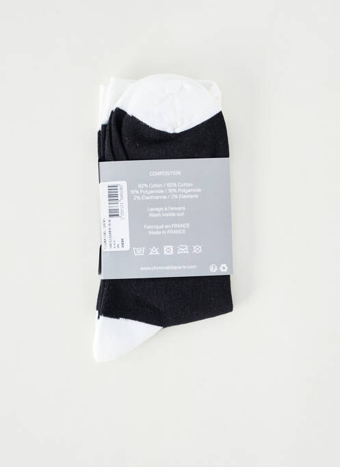 Chaussettes stretch noir CHROMABLE homme