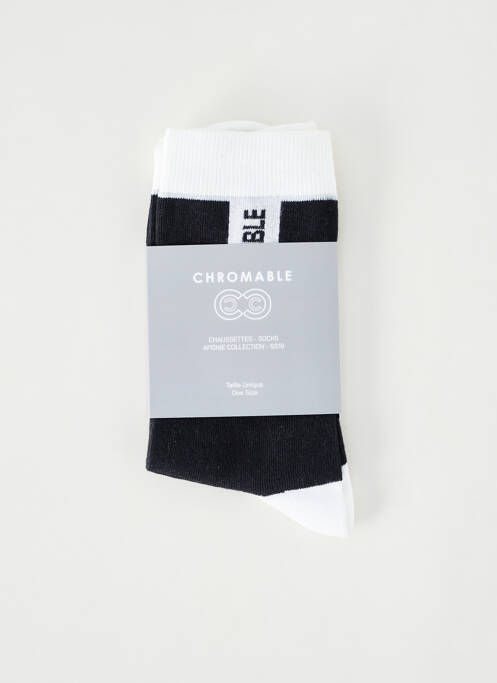Chaussettes noir CHROMABLE pour homme