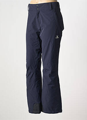 Pantalon droit sport ski taille normale bleu VUARNET homme