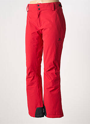 Pantalon droit sport ski taille normale rouge VUARNET homme