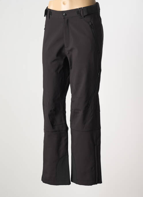 Pantalon droit sport ski taille normale noir LHOTSE homme