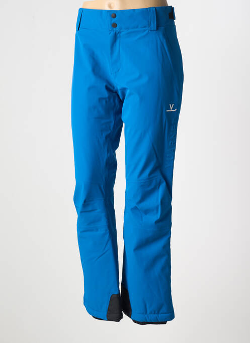 Pantalon droit sport ski taille normale bleu clair VUARNET homme