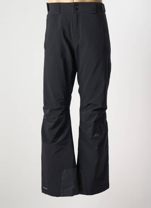 Pantalon droit noir J.LINDEBERG pour homme