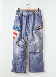 Pantalon droit stretch taille normale bleu ENERGIAPURA homme