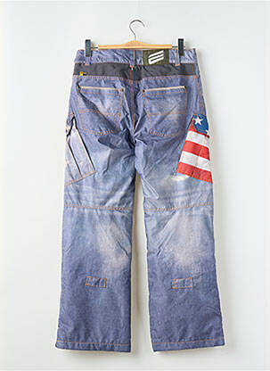 Pantalon droit stretch taille normale bleu ENERGIAPURA homme