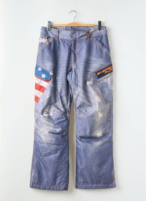 Pantalon droit stretch taille normale bleu ENERGIAPURA homme