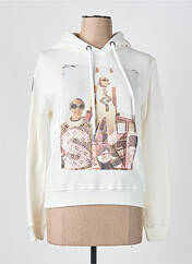 Sweat-shirt à capuche blanc 1921TSHIRT pour femme seconde vue