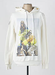 Sweat-shirt à capuche blanc 1921TSHIRT pour femme seconde vue