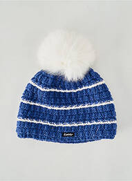 Bonnet maille tricot bleu EISBÄER femme