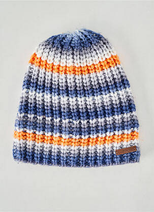 Bonnet imprimé rayures bleu BARTS unisexe
