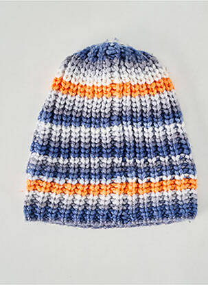 Bonnet imprimé rayures bleu BARTS unisexe
