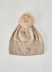 Bonnet beige PIPOLAKI pour femme seconde vue