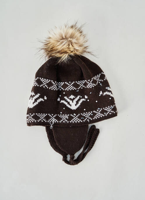Bonnet doublure marron EISBÄER femme