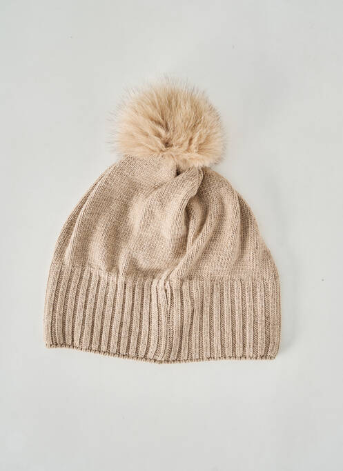 Bonnet beige PIPOLAKI femme