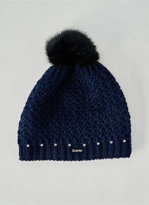 Bonnet stretch bleu EISBÄER femme