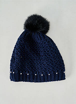 Bonnet stretch bleu EISBÄER femme
