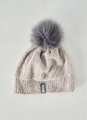 Bonnet argent POINT NEIGE pour femme seconde vue