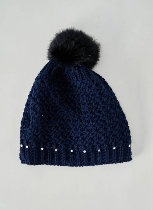 Bonnet stretch bleu EISBÄER femme