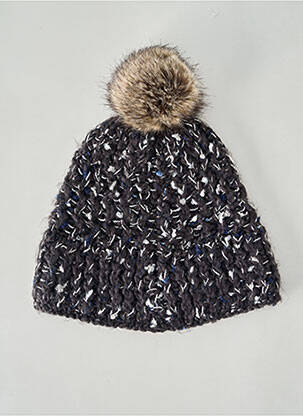 Bonnet maille grosse maille gris BARTS femme