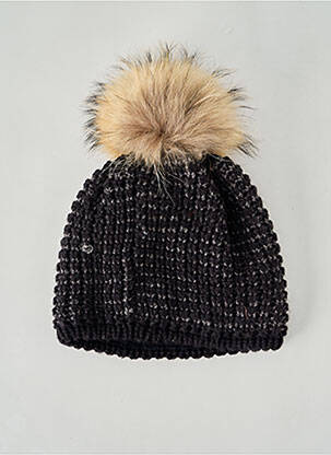 Bonnet stretch noir EISBÄER femme
