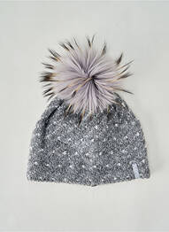 Bonnet stretch argent KRISTO femme